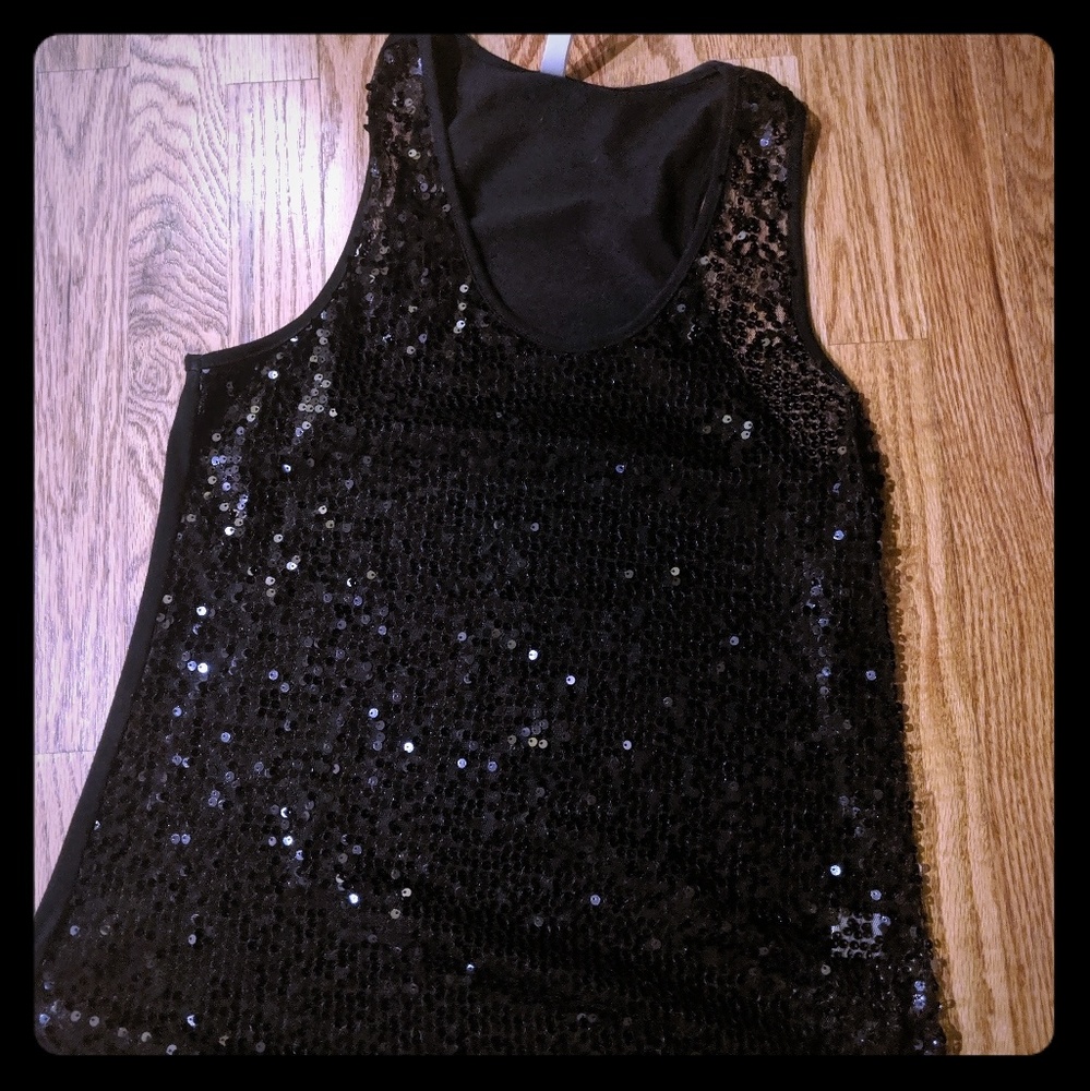 Sequined Tank Top